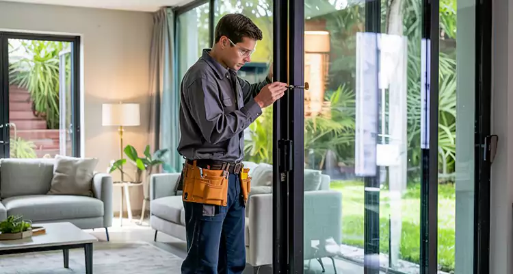 Sliding Door Jamb Lock Repair in Hunters Creek, FL